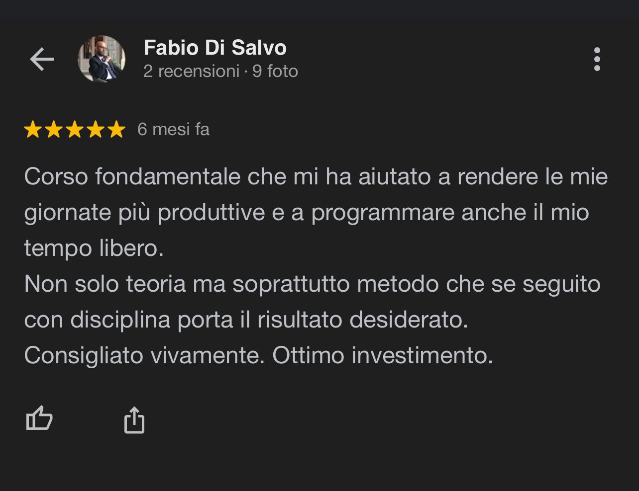 Recensione Imprenditore Investitore